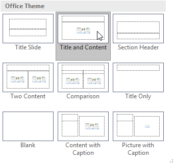 Khái niệm cơ bản về slide cho Powerpoint 2016 - layout