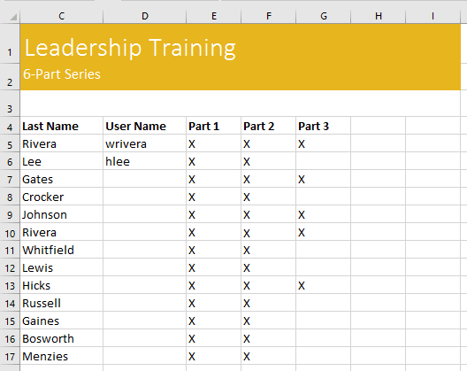 luyện tập sử dụng ô (cell) trong Excel 2016