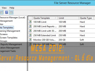 File server resource managerment
